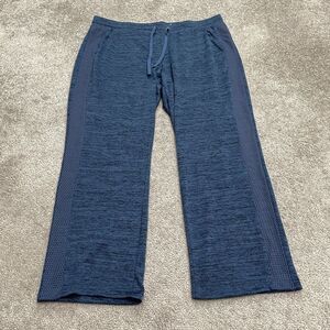 St. John's Bay Sweatpants Womens PXL Blue Straight Elastic Waist Casual 38x28
